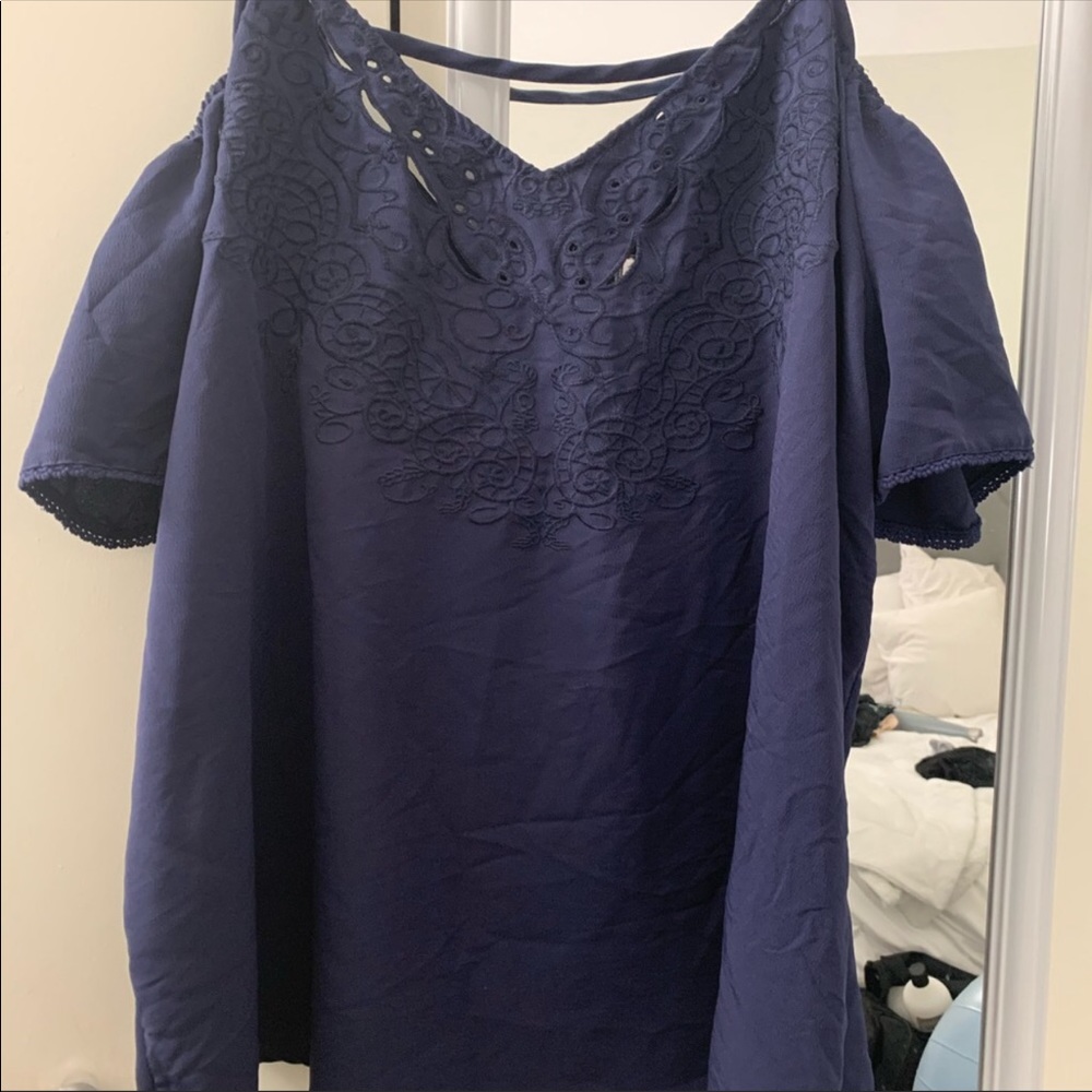Cute cold shoulder top